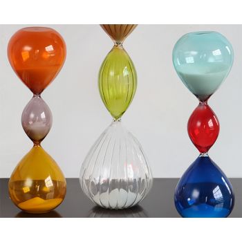 Set of 3 Colored Hourglasses