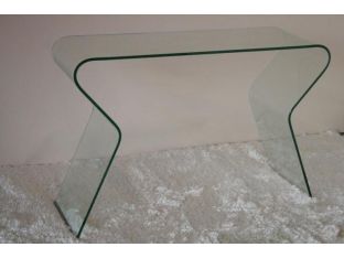Clear Tempered Glass Console