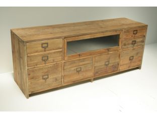 Reclaimed Bleached Pine Media Console