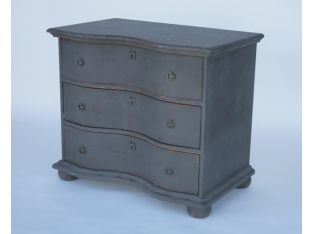 Distressed Green Chest of Drawers or Bedside Cabinet