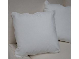 White Microsuede Pillow