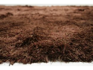 8' x 10' Mitchell Gold Power Shag Tobacco with Shades of Aubergine Rug