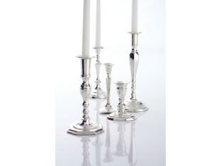 Assorted Silver Plated Candle Sticks