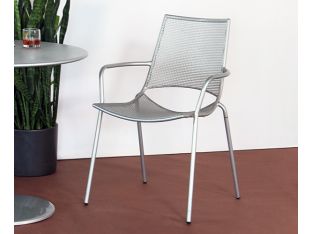 Aluminum Mesh Modern Bistro Chair