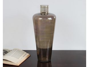 Smoke Glass Vase
