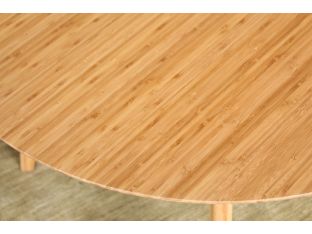 Modern Bamboo Round Dining Table
