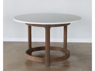 Gibson Bistro Table with White Marble Top