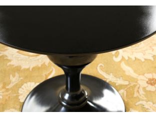 Mitchell Gold Tina Black Round End Table