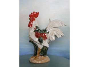 Standing Ceramic Rooster