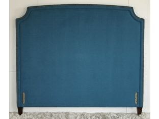 Malachite Blue Queen Headboard