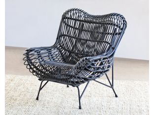 Wicker Butterfly Occasional Chair