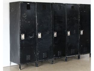 Simple Black Precinct Locker