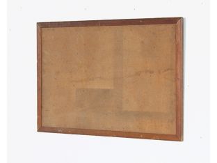 3' Wood Framed Bulletin Board