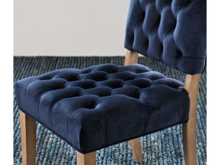 Rosalind Side Chair in Navy