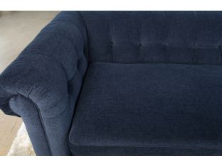 Griffon Tufted Sofa in Plush Navy