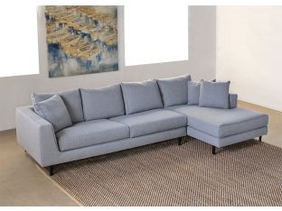 Hunter Sectional in Gray Flannel
