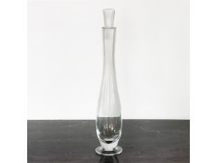 Large Elegant Glass Bottle