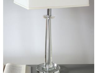 Crystal Classic Column Table Lamp
