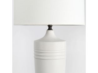 Tall Dove Ceramic Urn Table Lamp