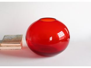 Large Red Pod Vase